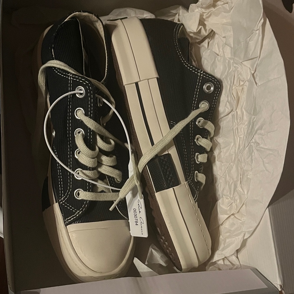 Rick Owens x Converse DRKSHDW DRKSTAR Chuck 70 Low 'Black'